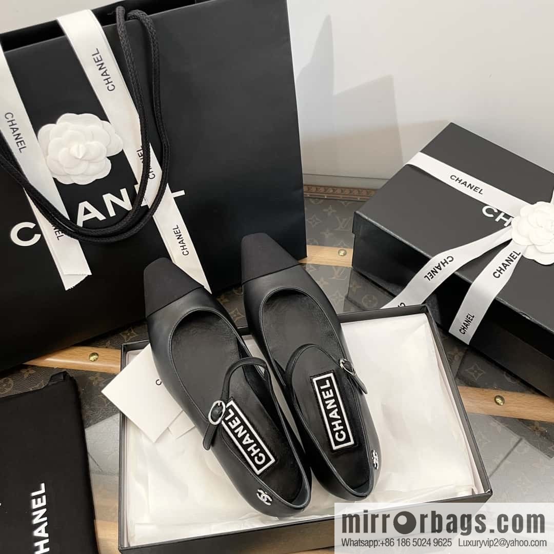 CHANEL Xiaoxiang Spring and summer diagonal head Mary Jane, single shoes