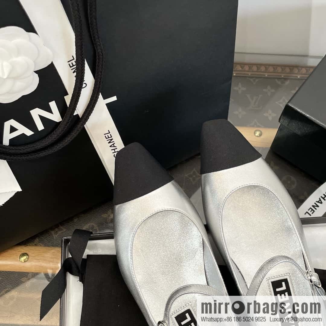 CHANEL Xiaoxiang Spring and summer diagonal head Mary Jane, single shoes