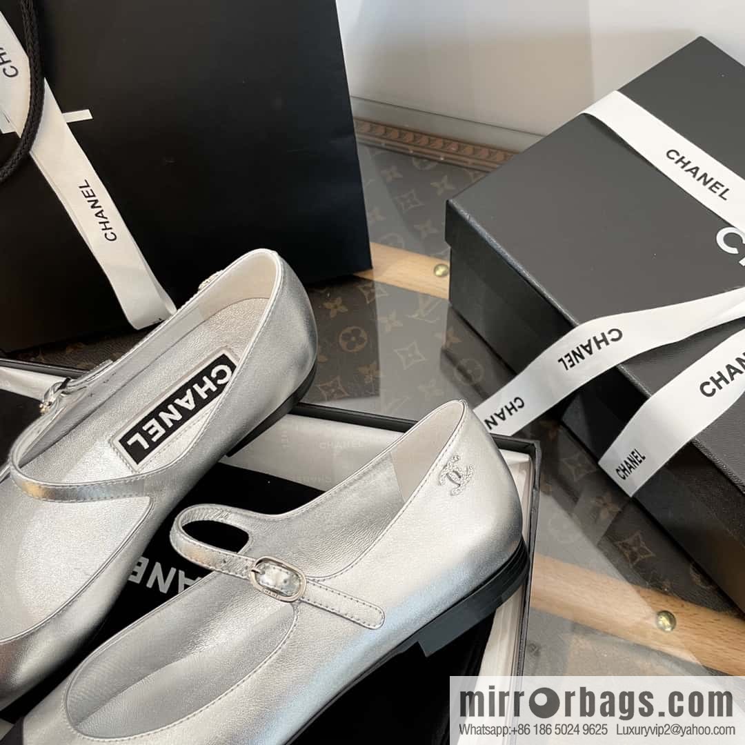 CHANEL Xiaoxiang Spring and summer diagonal head Mary Jane, single shoes