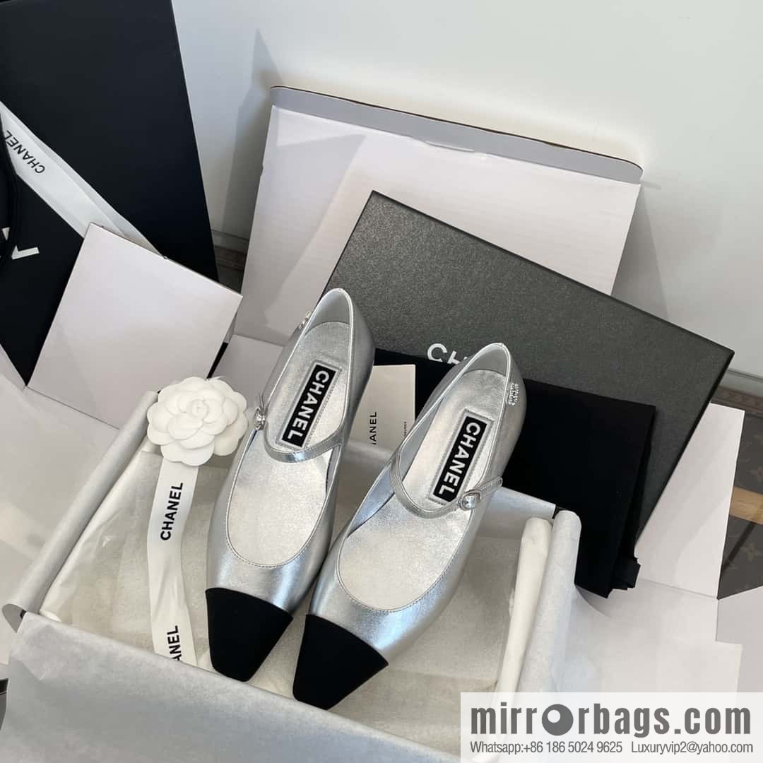 CHANEL Xiaoxiang Spring and summer diagonal head Mary Jane, single shoes