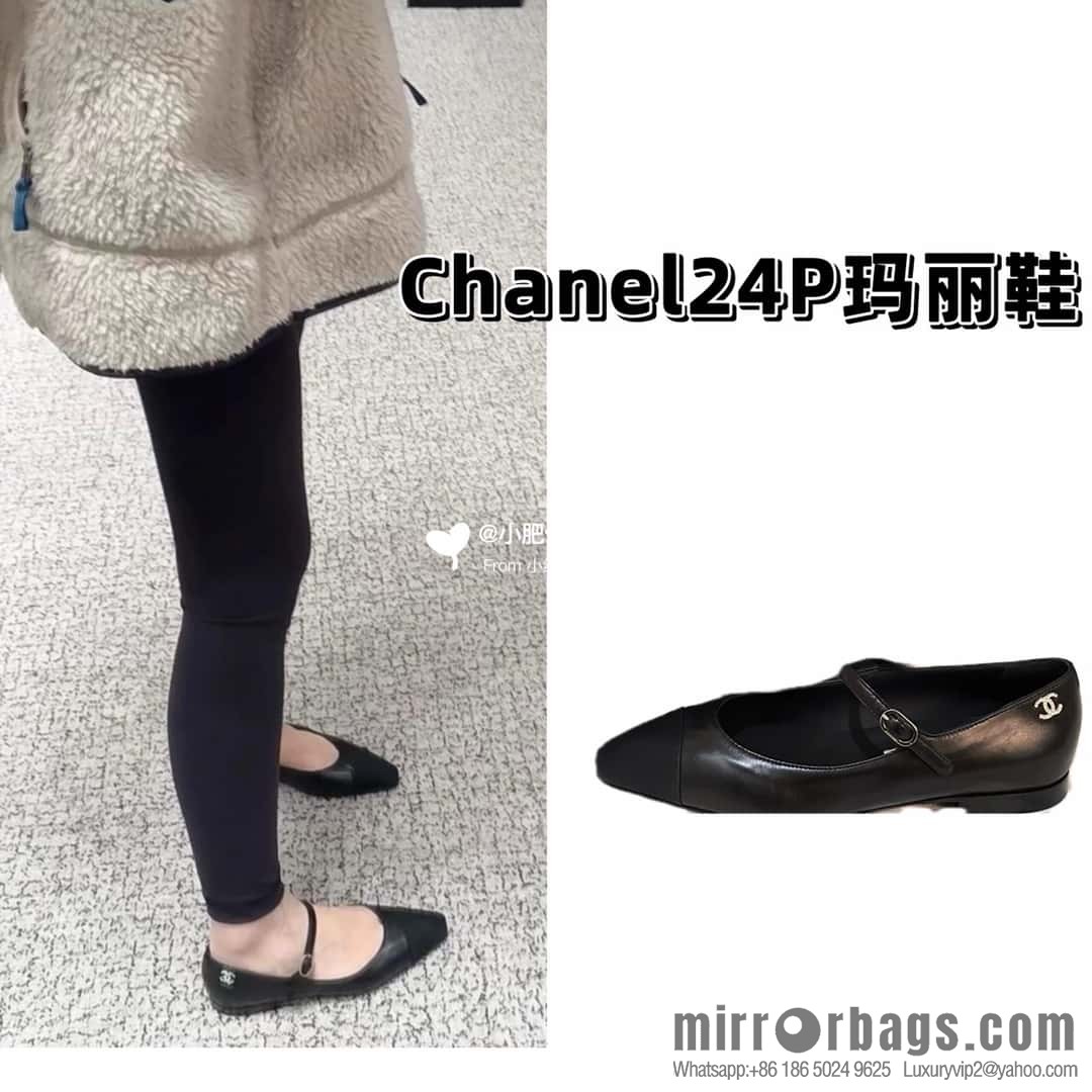 CHANEL Xiaoxiang Spring and summer diagonal head Mary Jane, single shoes