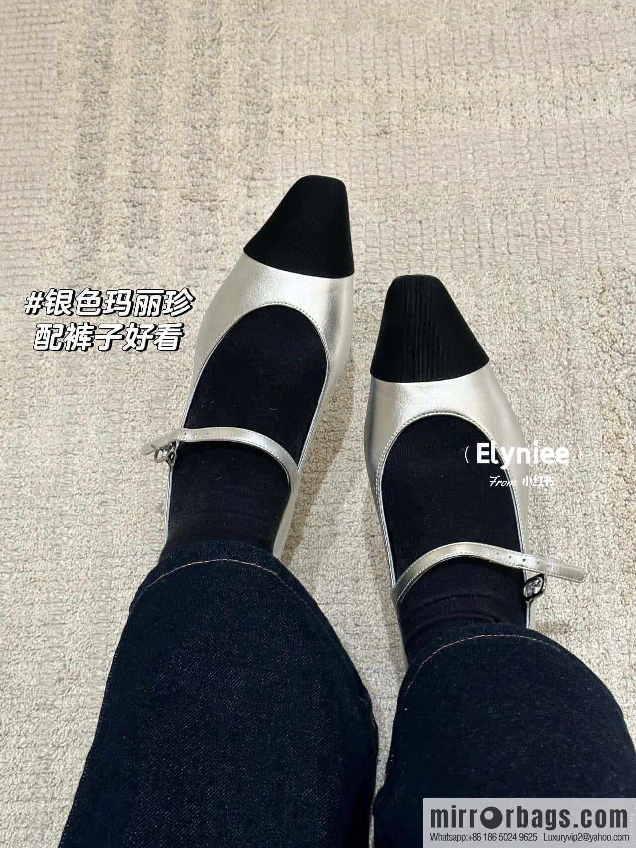 CHANEL Xiaoxiang Spring and summer diagonal head Mary Jane, single shoes
