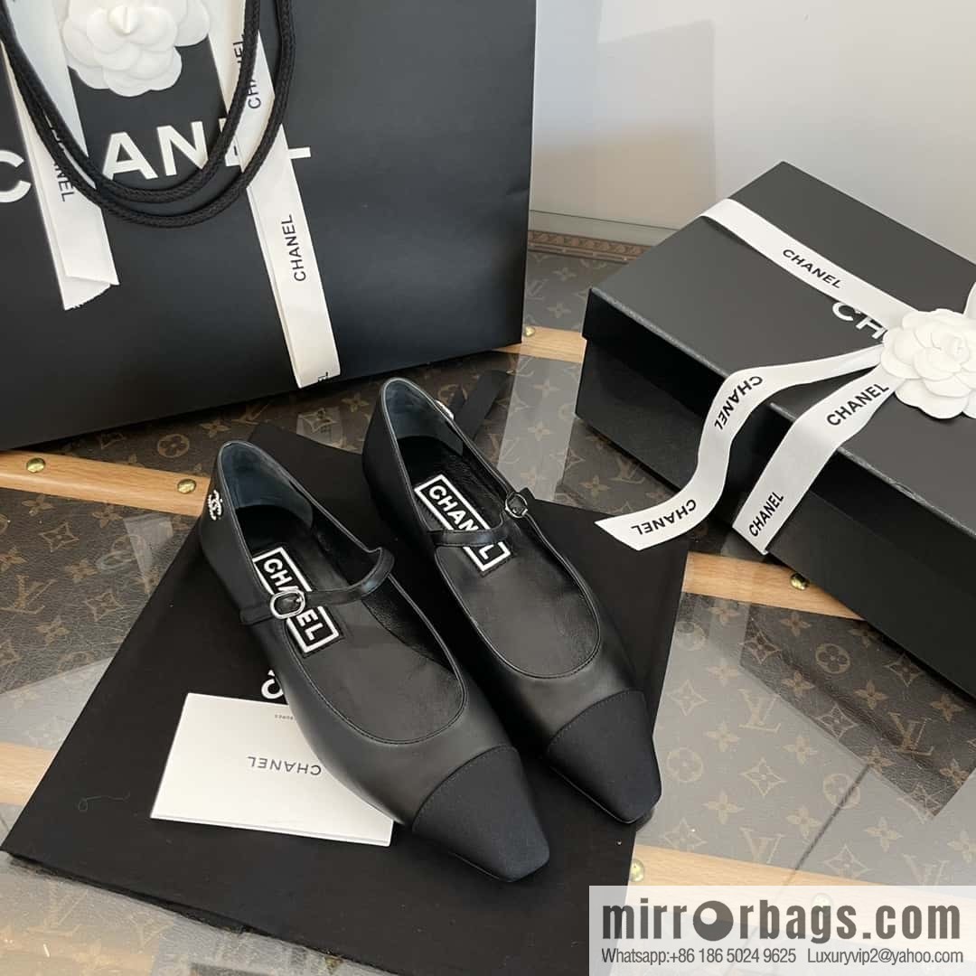 CHANEL Xiaoxiang Spring and summer diagonal head Mary Jane, single shoes