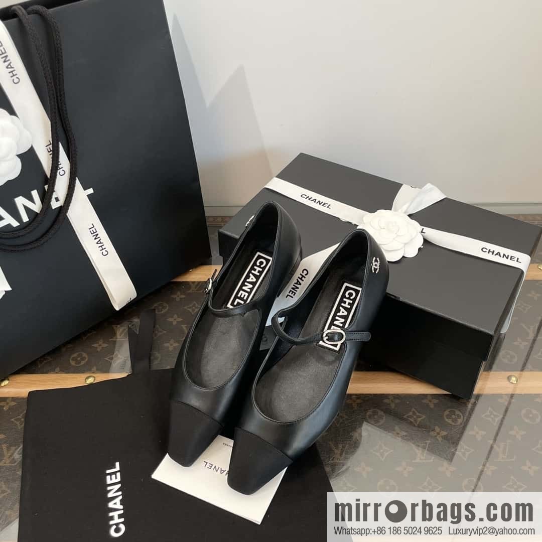 CHANEL Xiaoxiang Spring and summer diagonal head Mary Jane, single shoes