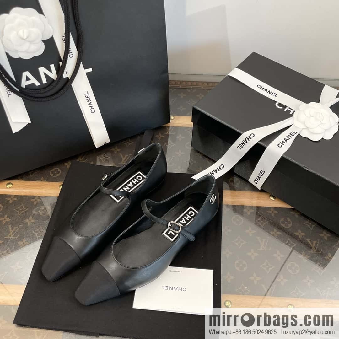 CHANEL Xiaoxiang Spring and summer diagonal head Mary Jane, single shoes