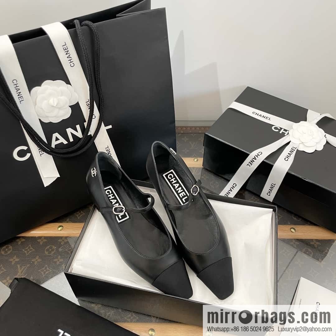 CHANEL Xiaoxiang Spring and summer diagonal head Mary Jane, single shoes