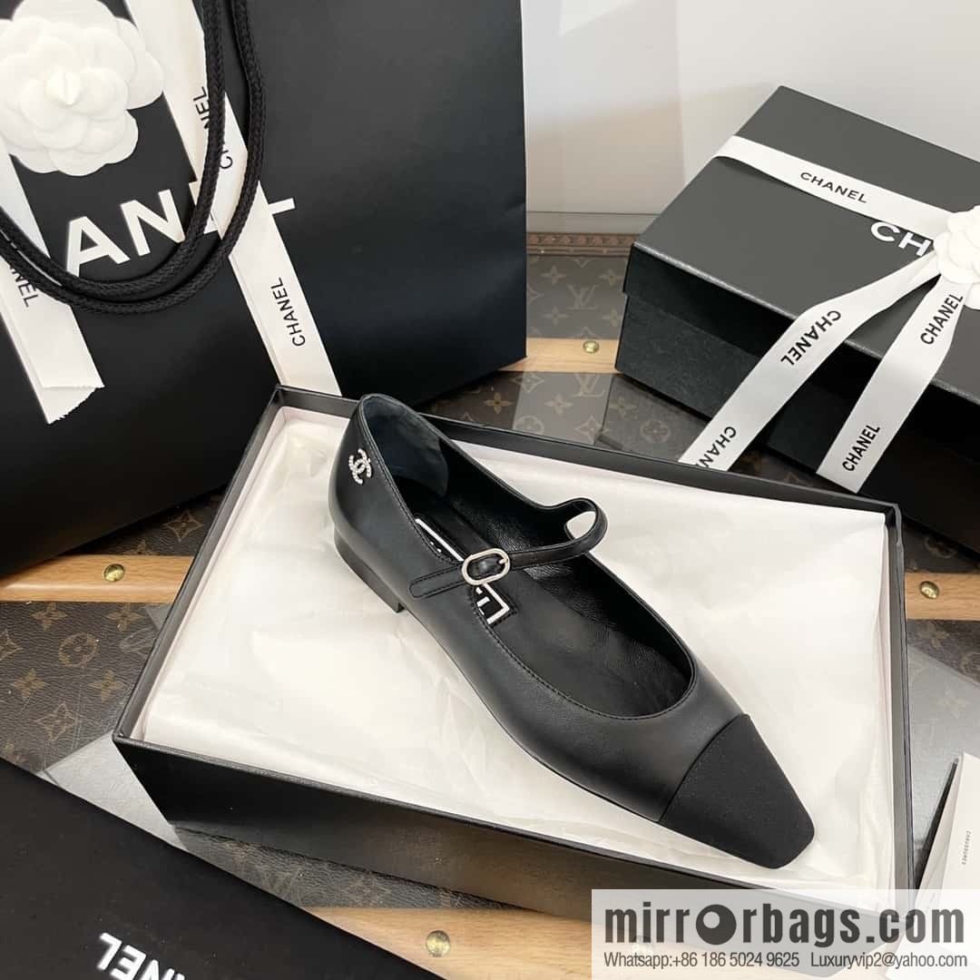 CHANEL Xiaoxiang Spring and summer diagonal head Mary Jane, single shoes