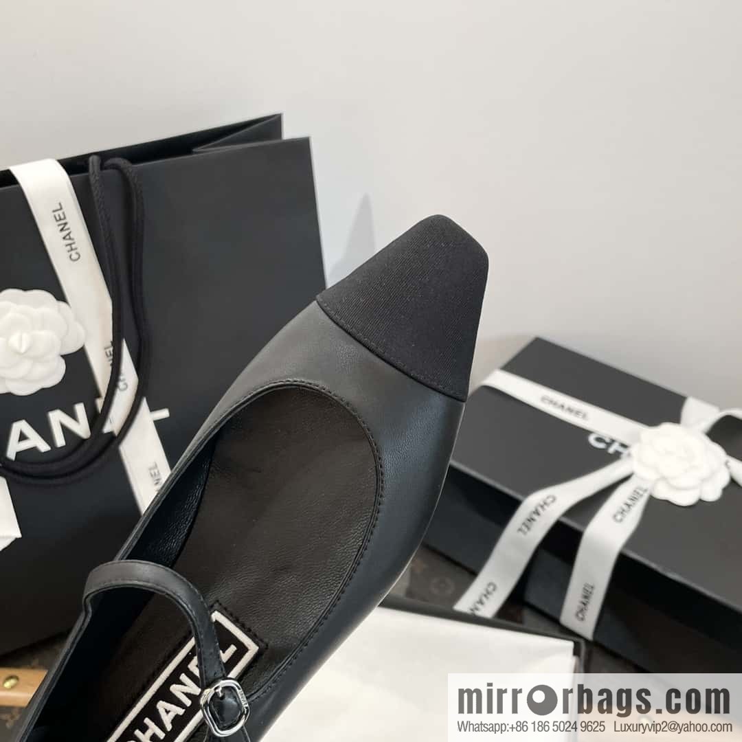 CHANEL Xiaoxiang Spring and summer diagonal head Mary Jane, single shoes