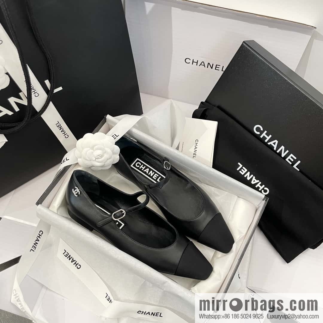 CHANEL Xiaoxiang Spring and summer diagonal head Mary Jane, single shoes