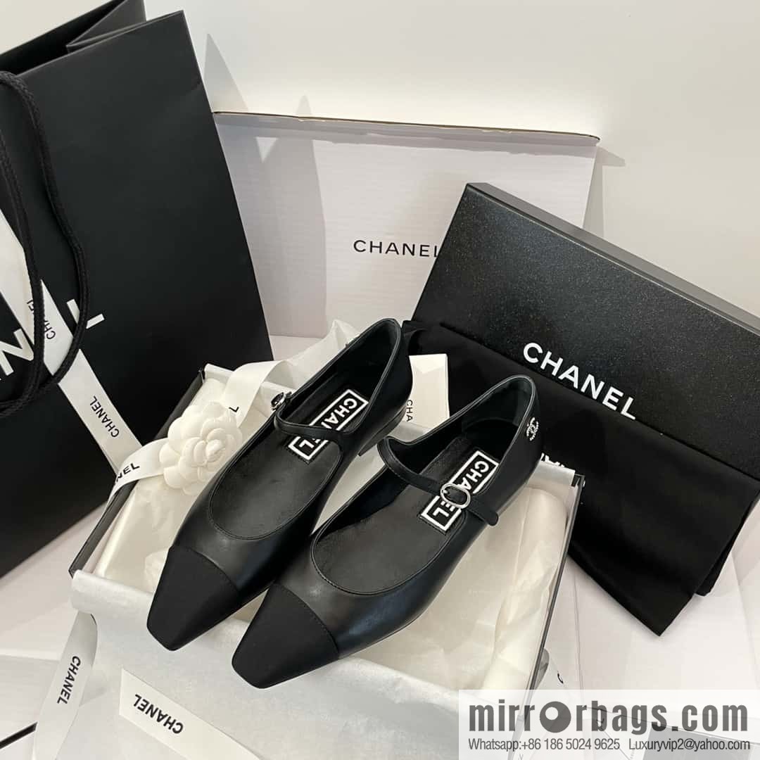 CHANEL Xiaoxiang Spring and summer diagonal head Mary Jane, single shoes