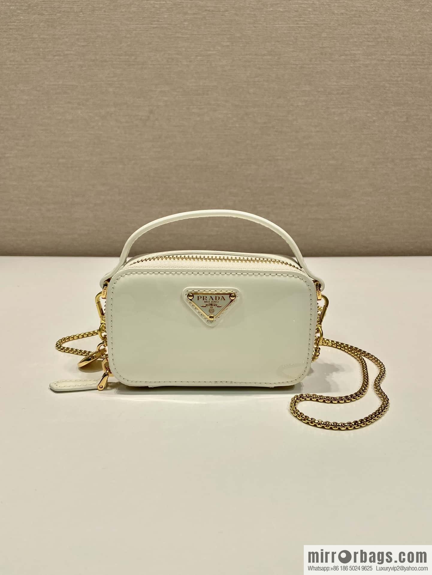 PRADA 🎉 mini diagonal bag 🎉 1NR025 mini 🎉🎉 white