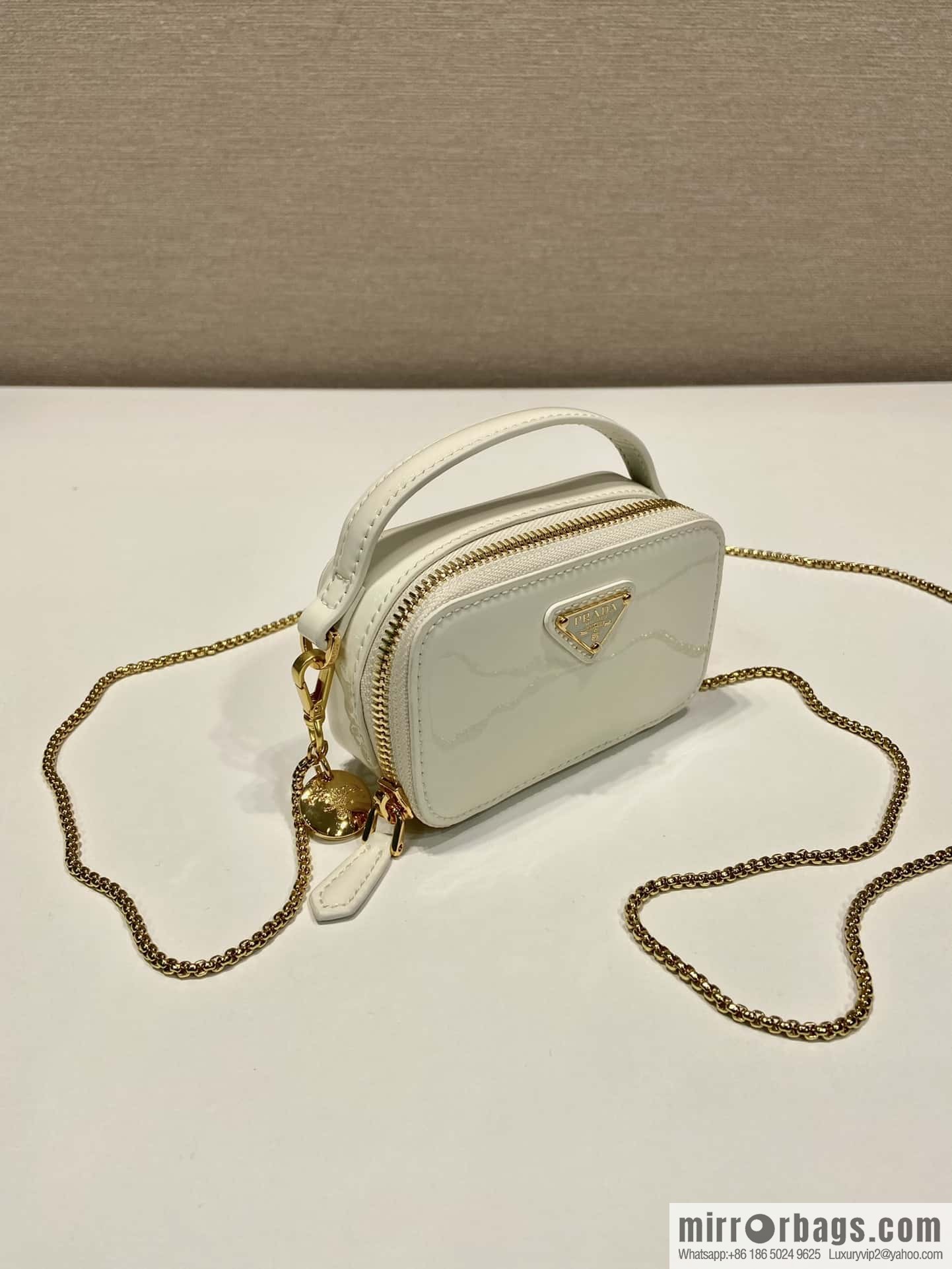 PRADA 🎉 mini diagonal bag 🎉 1NR025 mini 🎉🎉 white