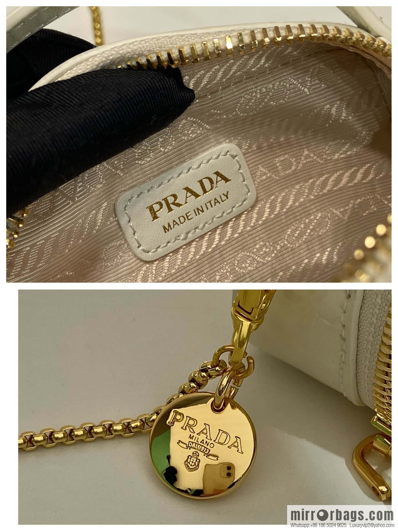 PRADA 🎉 mini diagonal bag 🎉 1NR025 mini 🎉🎉 white