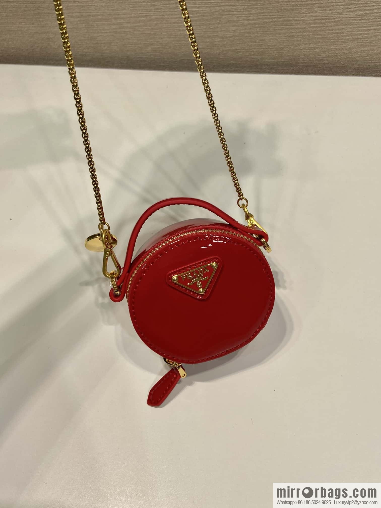 PRADA 🎉 patent leather 🎉 1NR023 🎉🎉 red