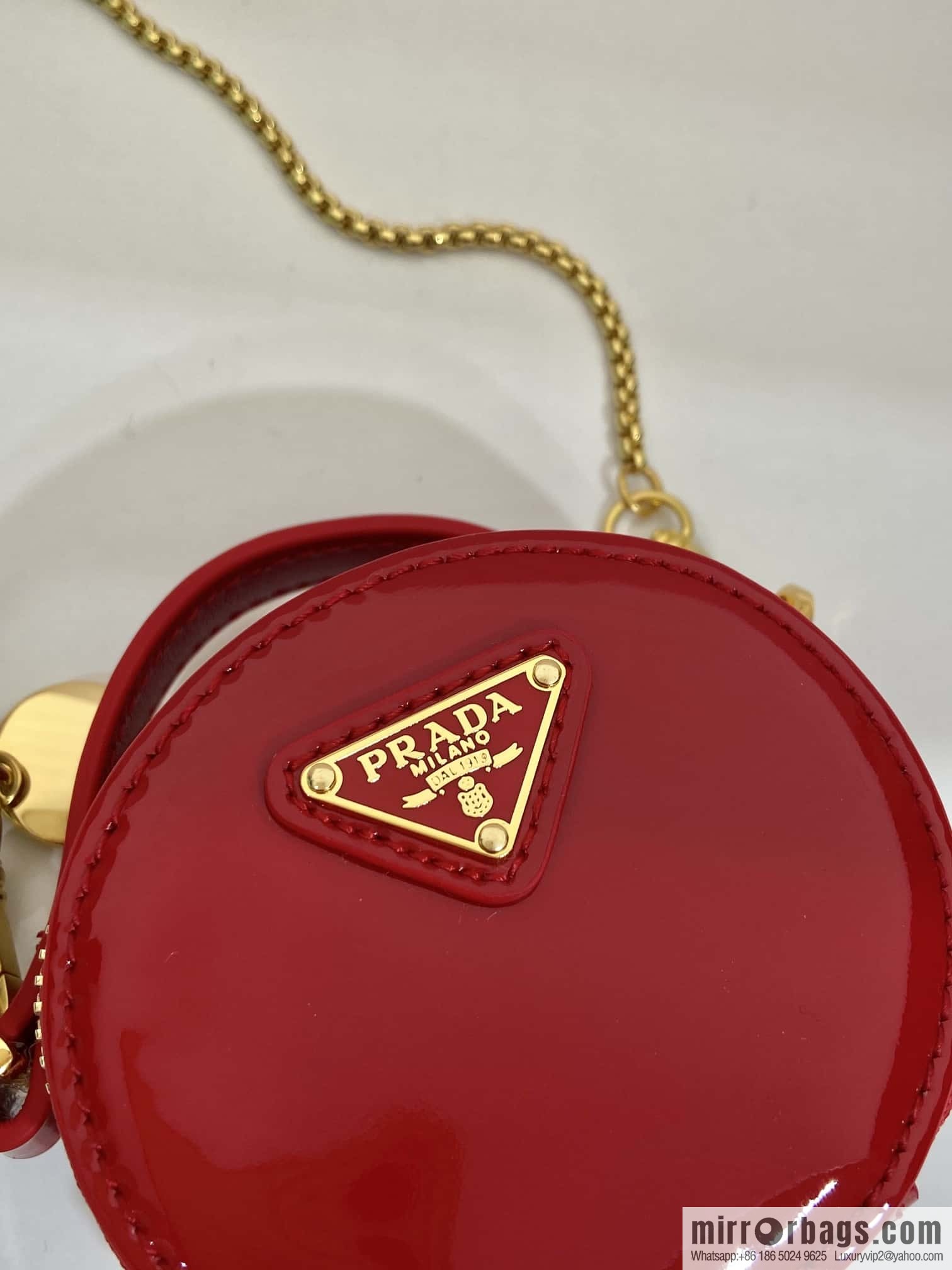 PRADA 🎉 patent leather 🎉 1NR023 🎉🎉 red