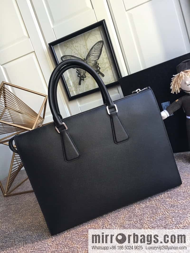 PRADA P new men's bag 2VG030V corner mark black