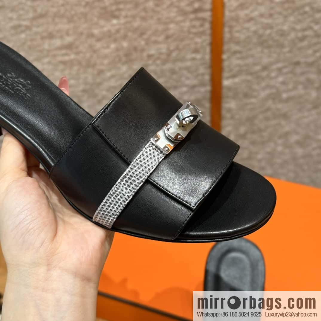 Hermes Kelly Buckle Lizard 🦎 Strap High Heel
