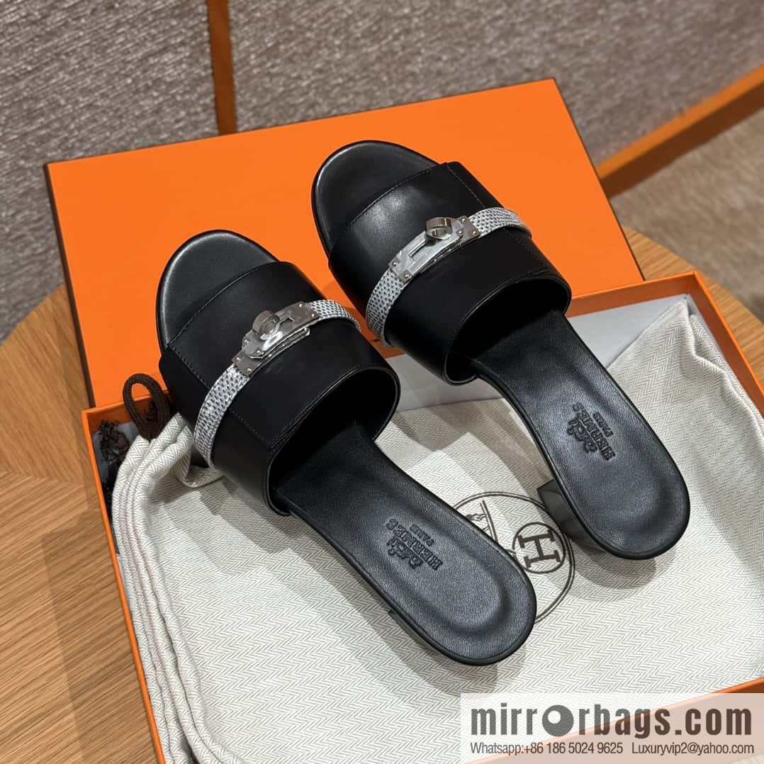 Hermes Kelly Buckle Lizard 🦎 Strap High Heel