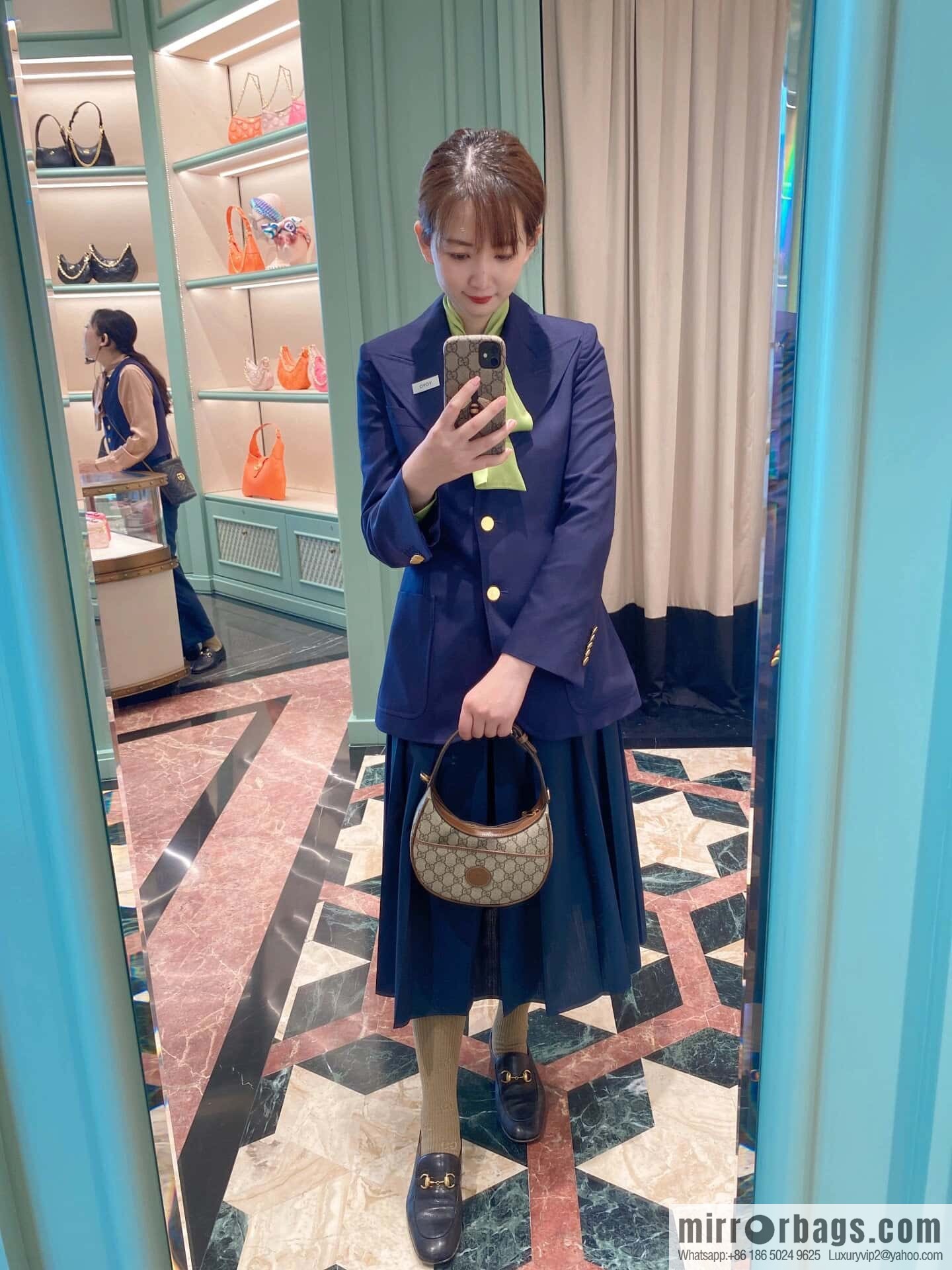 Gucci Ophidia crescent bag 726843