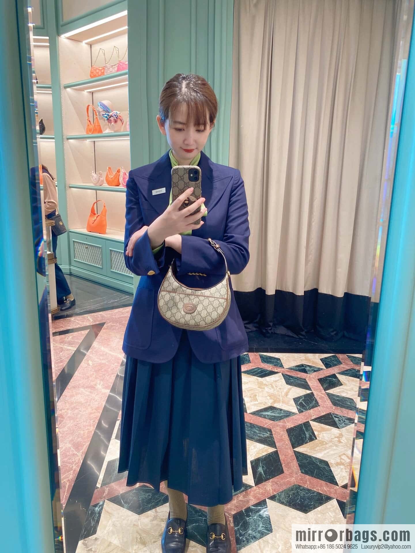 Gucci Ophidia crescent bag 726843