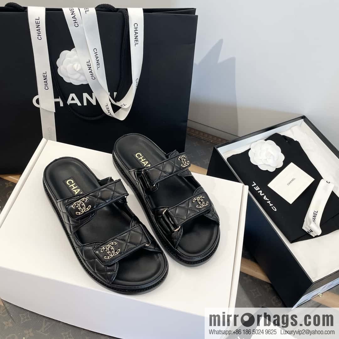 CHANEL Xiaoxiang The latest Velcro, slippers