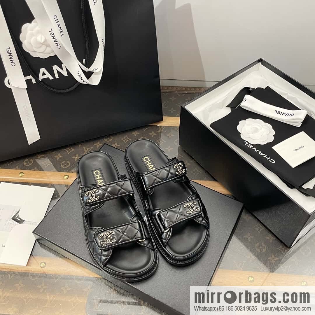 CHANEL Xiaoxiang The latest Velcro, slippers
