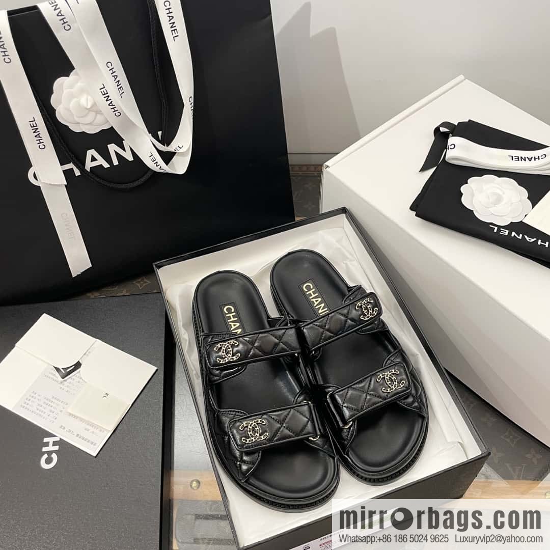 CHANEL Xiaoxiang The latest Velcro, slippers