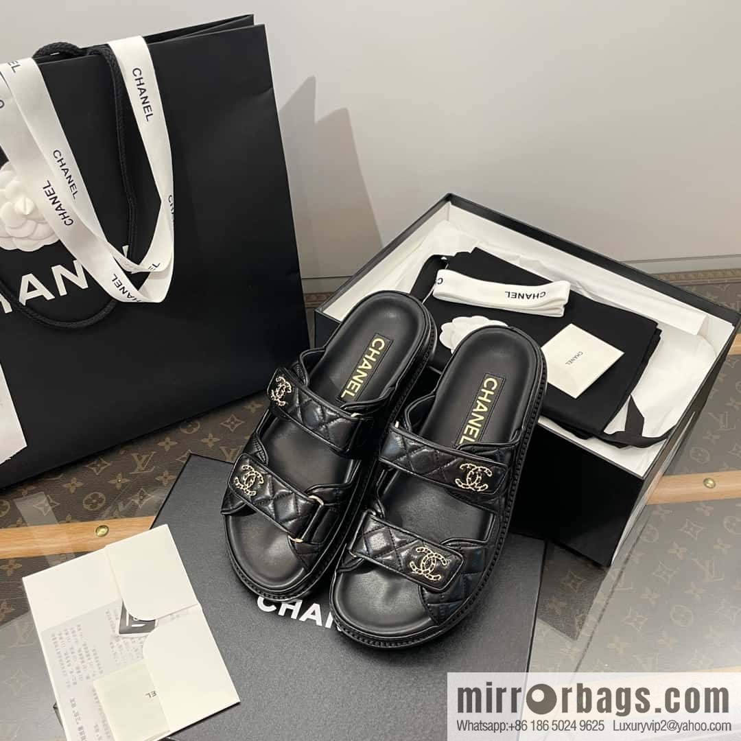 CHANEL Xiaoxiang The latest Velcro, slippers