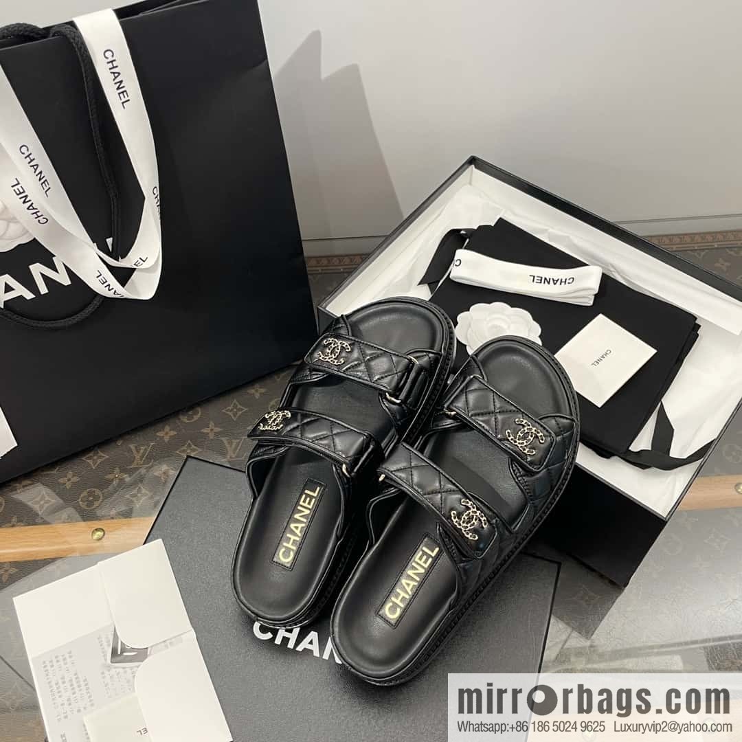 CHANEL Xiaoxiang The latest Velcro, slippers