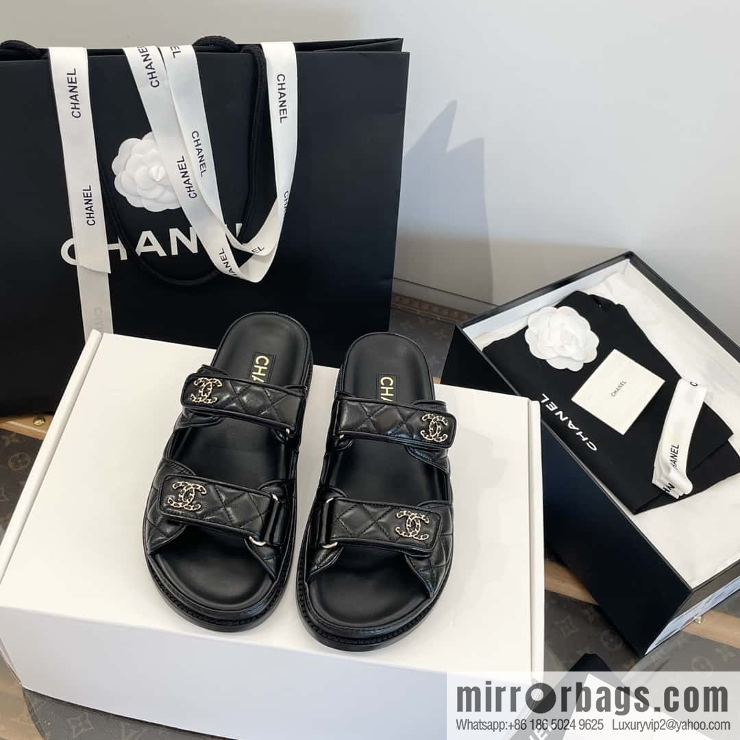 CHANEL Xiaoxiang The latest Velcro, slippers