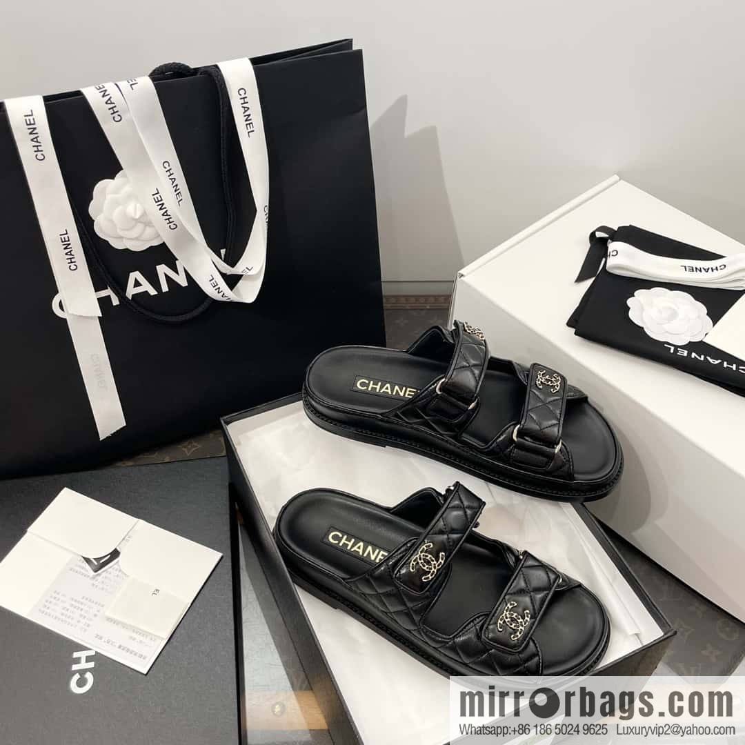 CHANEL Xiaoxiang The latest Velcro, slippers