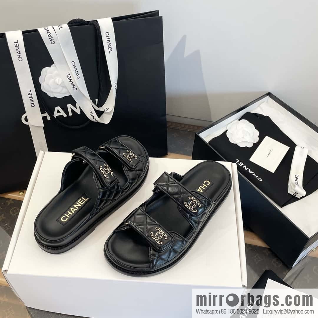 CHANEL Xiaoxiang The latest Velcro, slippers