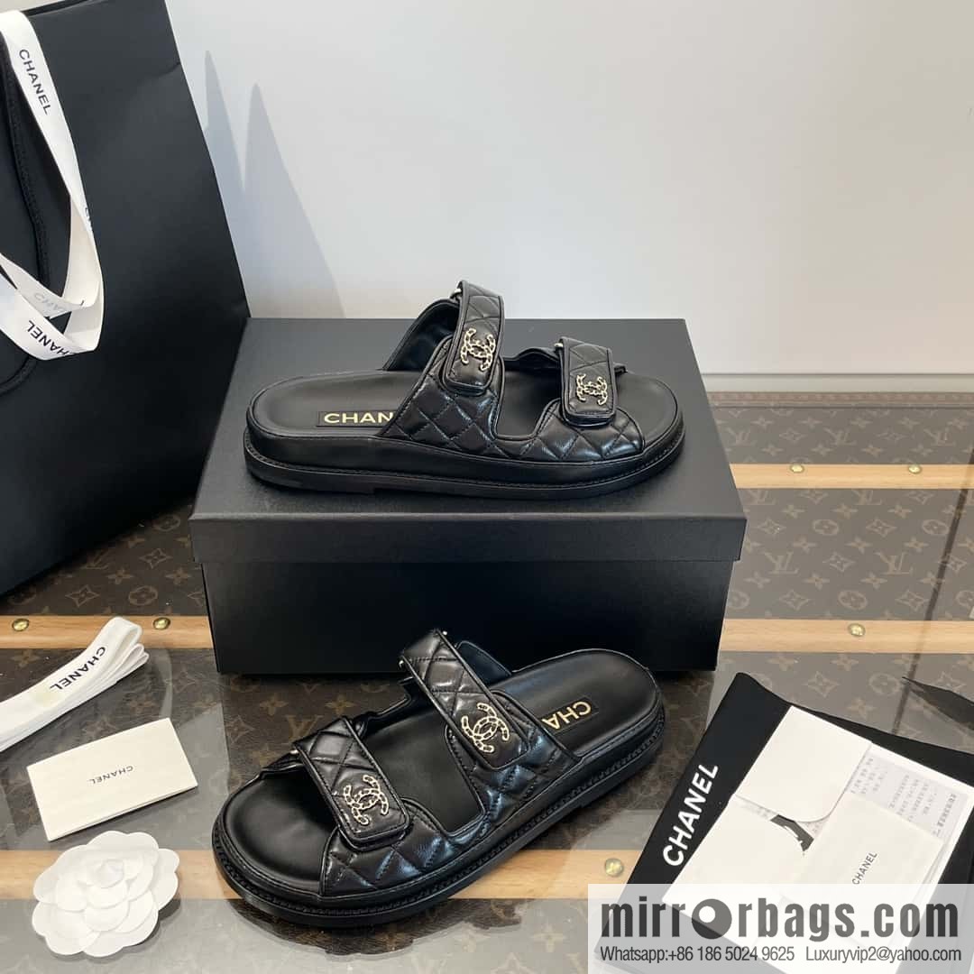 CHANEL Xiaoxiang The latest Velcro, slippers