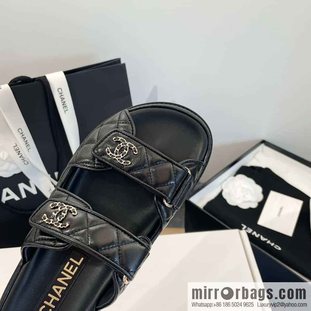 CHANEL Xiaoxiang The latest Velcro, slippers