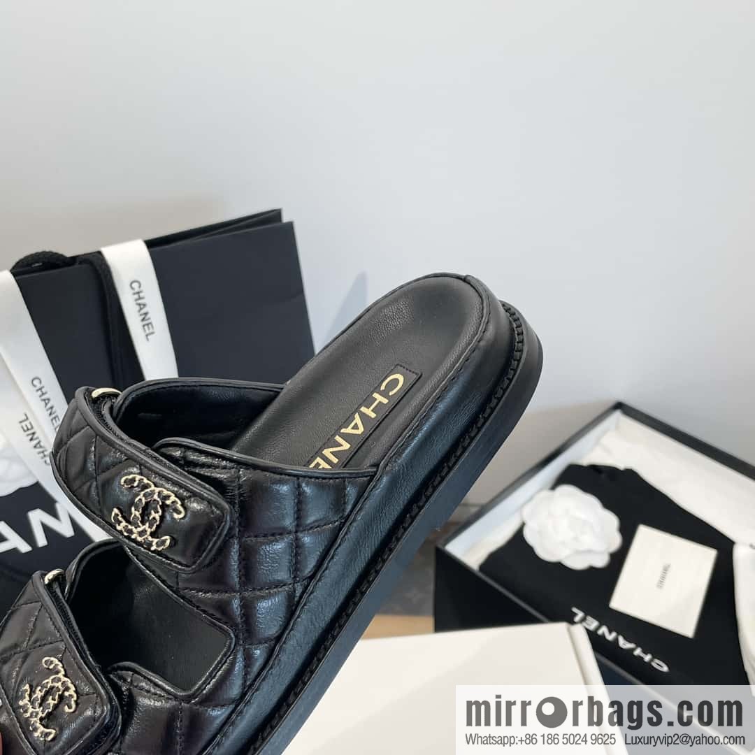 CHANEL Xiaoxiang The latest Velcro, slippers