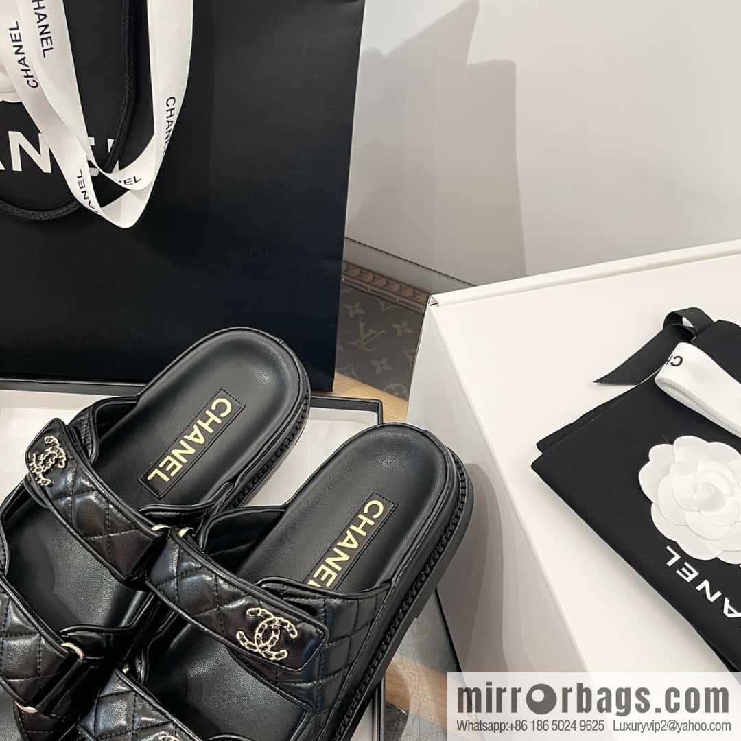 CHANEL Xiaoxiang The latest Velcro, slippers