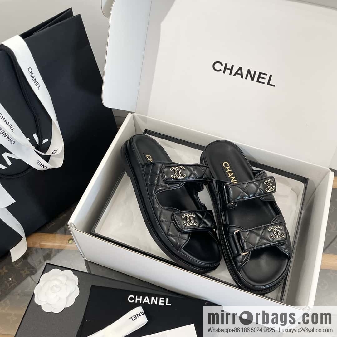 CHANEL Xiaoxiang The latest Velcro, slippers