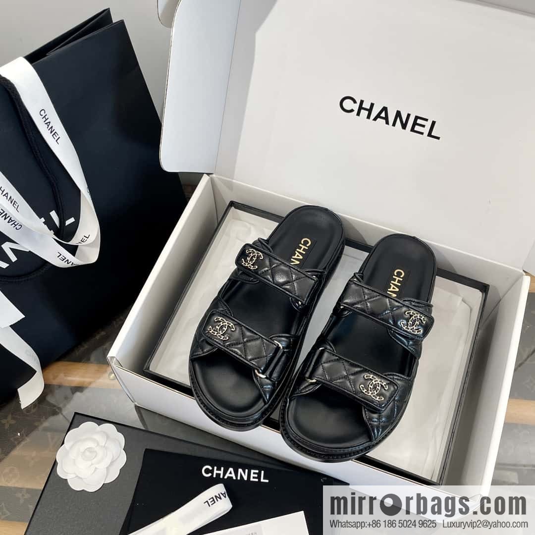 CHANEL Xiaoxiang The latest Velcro, slippers