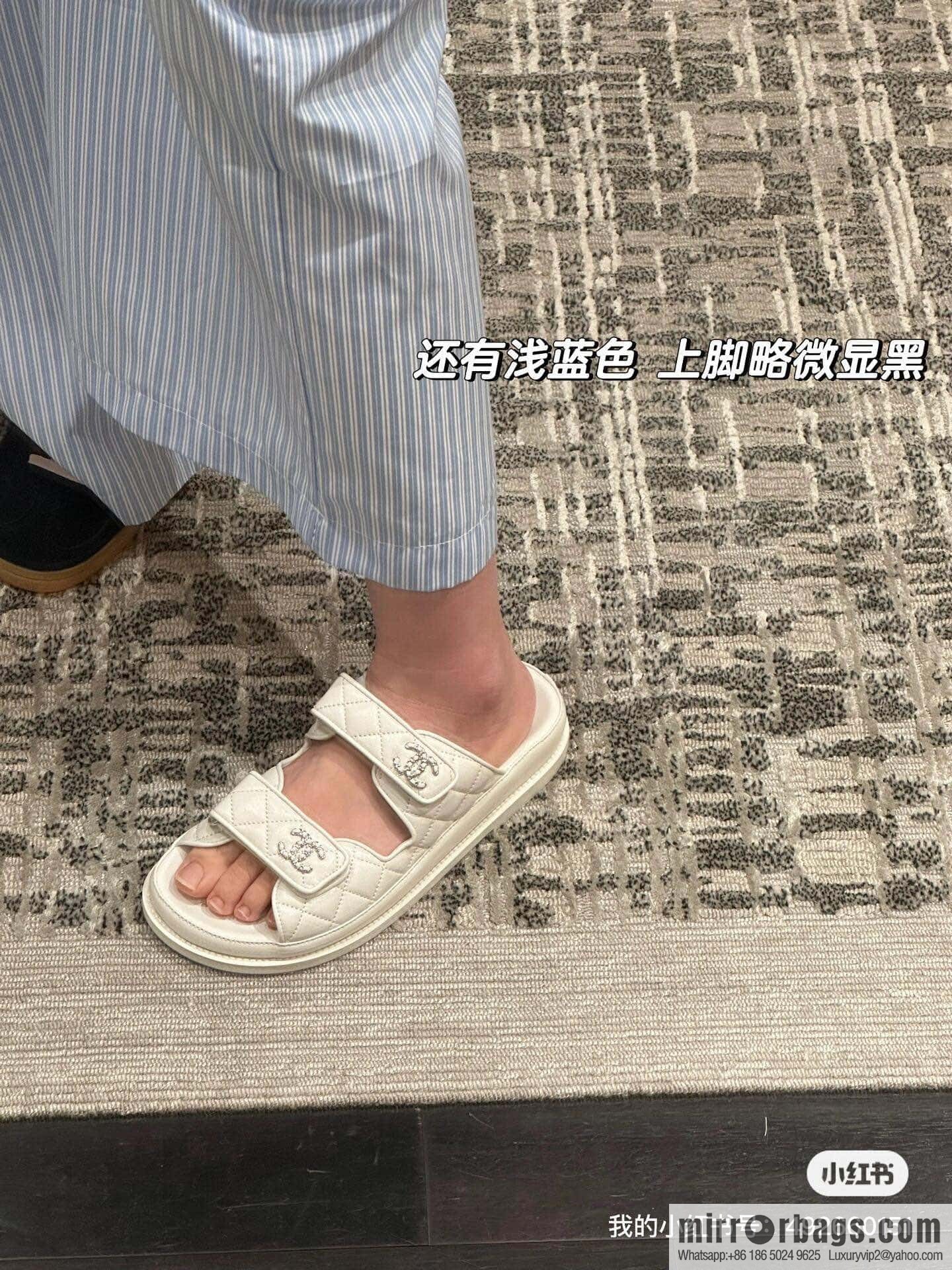 CHANEL Xiaoxiang The latest Velcro, slippers