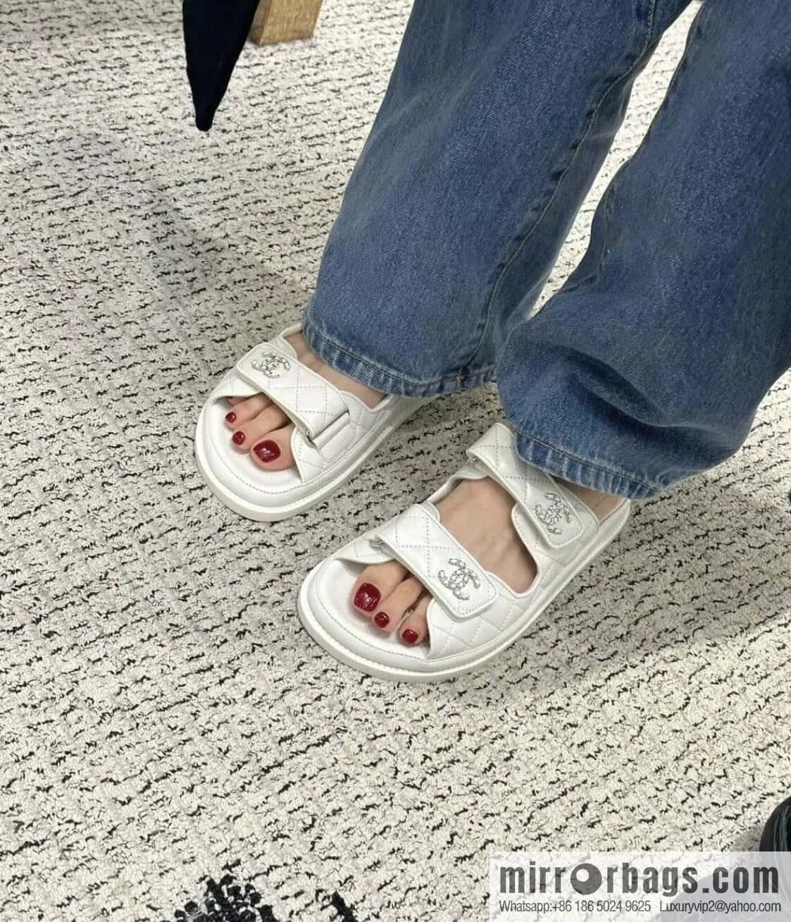 CHANEL Xiaoxiang The latest Velcro, slippers