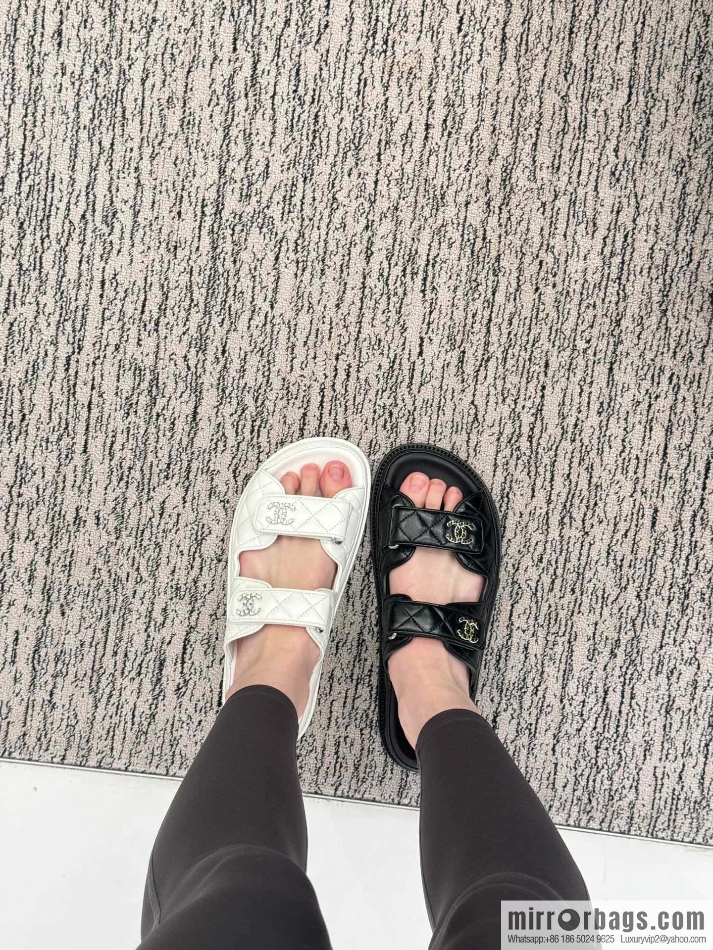 CHANEL Xiaoxiang The latest Velcro, slippers