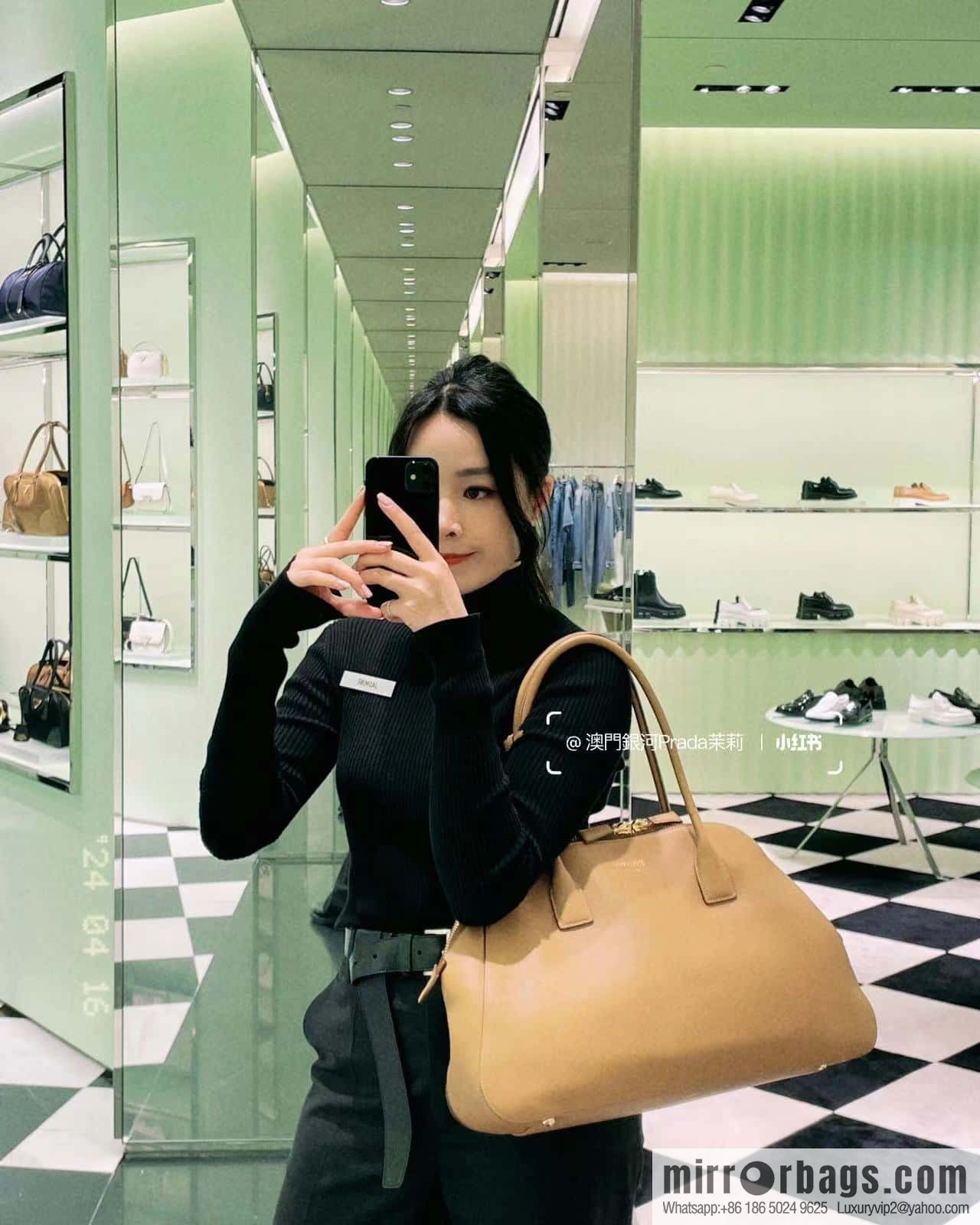 PRADA 🎉 new 🎉 1BG506 brown