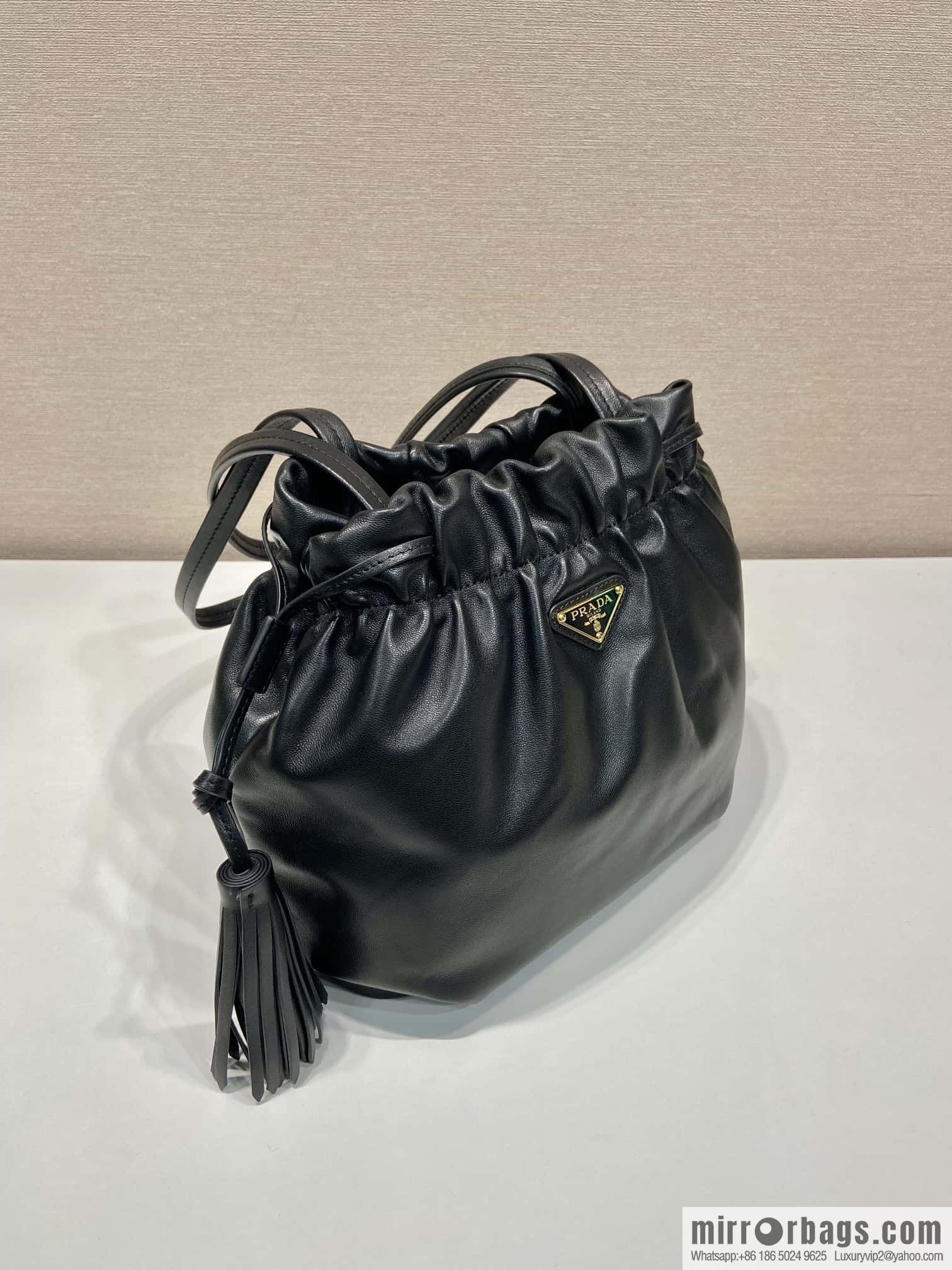 PRADA 🎉 new lucky bag 🎉 1BG541 small sheepskin 🎉🎉 black