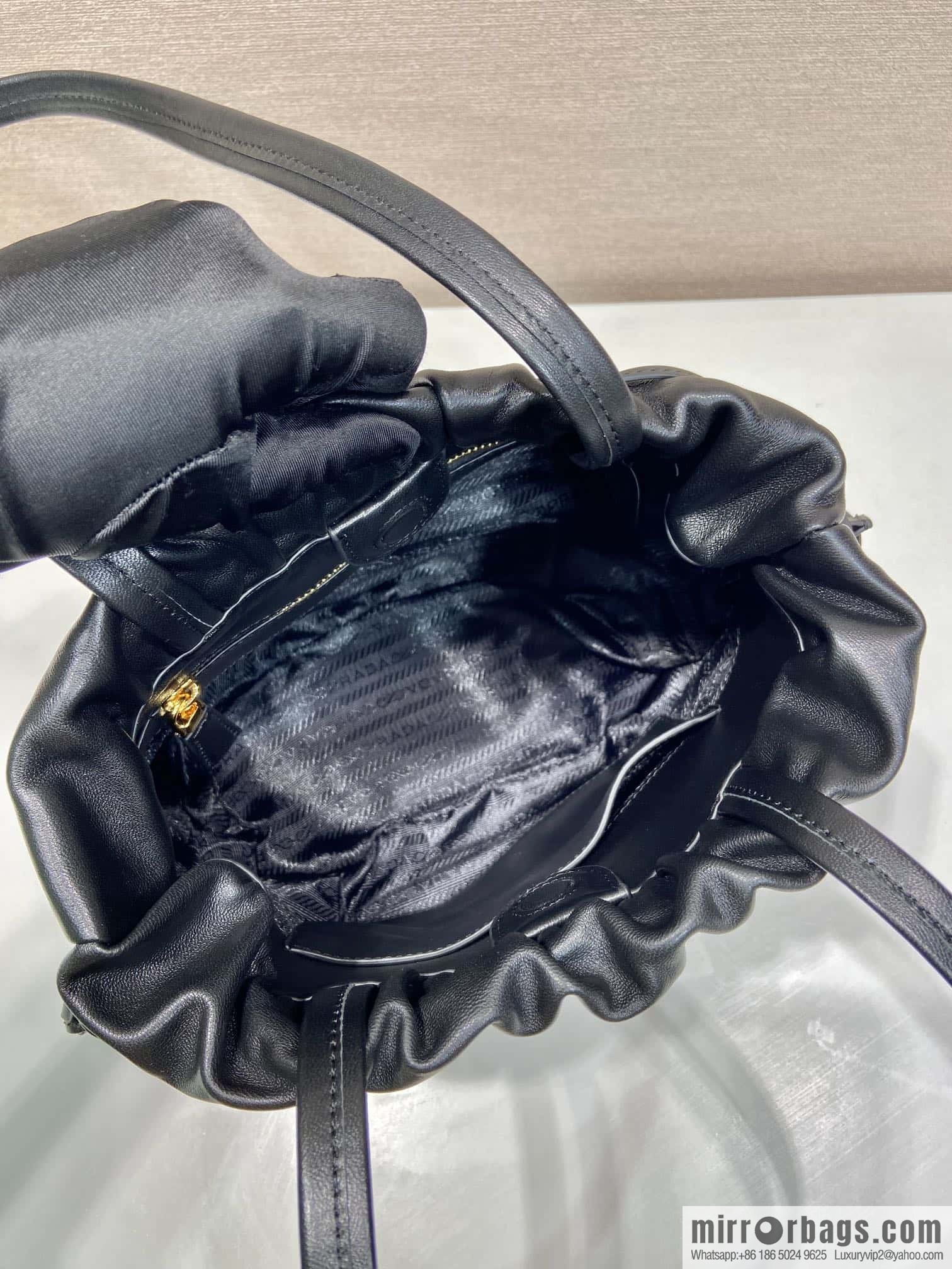 PRADA 🎉 new lucky bag 🎉 1BG541 small sheepskin 🎉🎉 black