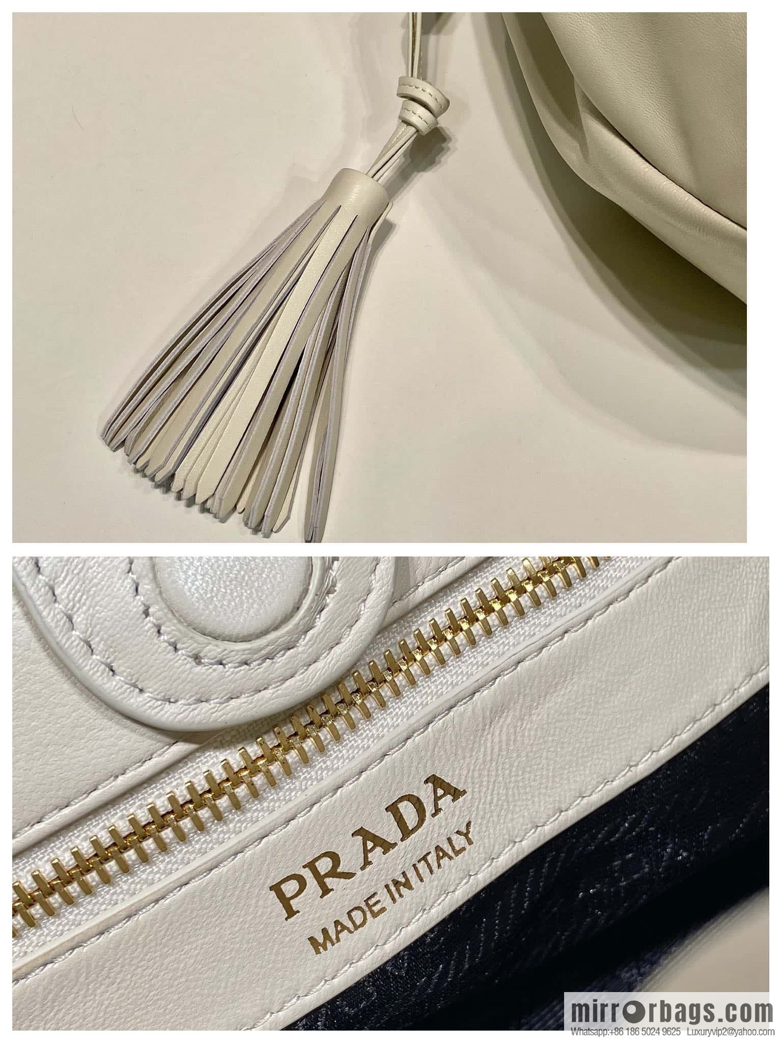 PRADA 🎉 new lucky bag 🎉 1BG541 small sheepskin 🎉🎉 white