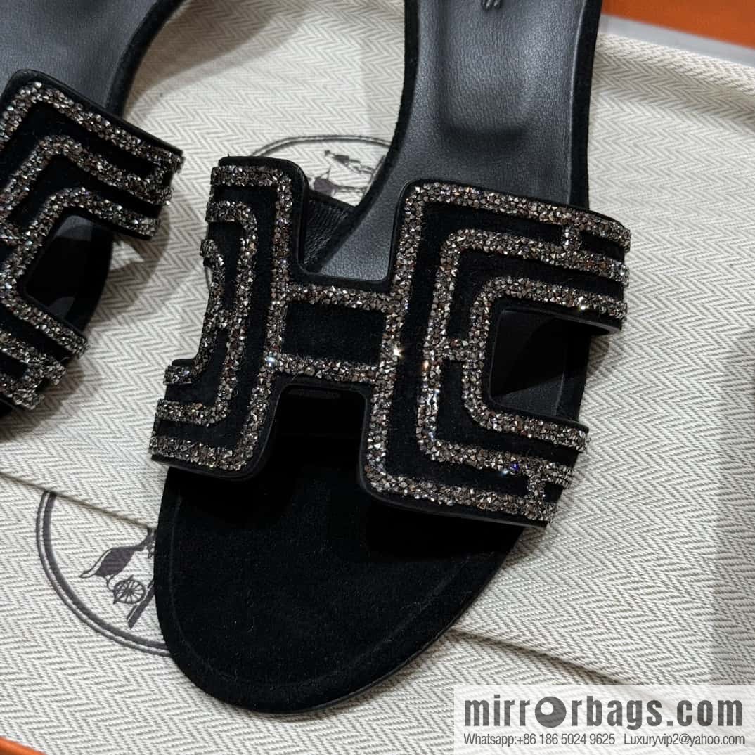 Hermès 2022 spring and summer new product H brand high-heeled diamond surface model