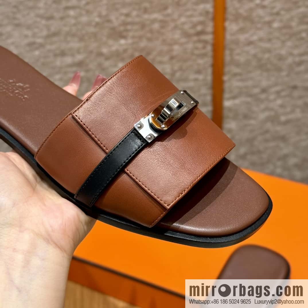Hermès 183Kelly tow sandals Gigi50