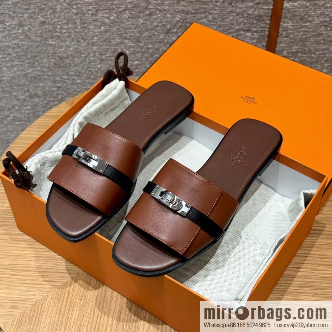 Hermès 183Kelly tow sandals Gigi50