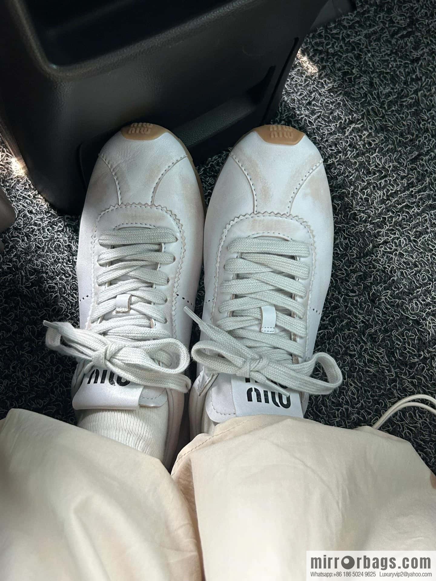 𝐌𝐢𝐮𝐌𝐢𝐮||𝟐𝟎𝟐𝟒 the latest model, micro-do old lace-up Argand training shoes