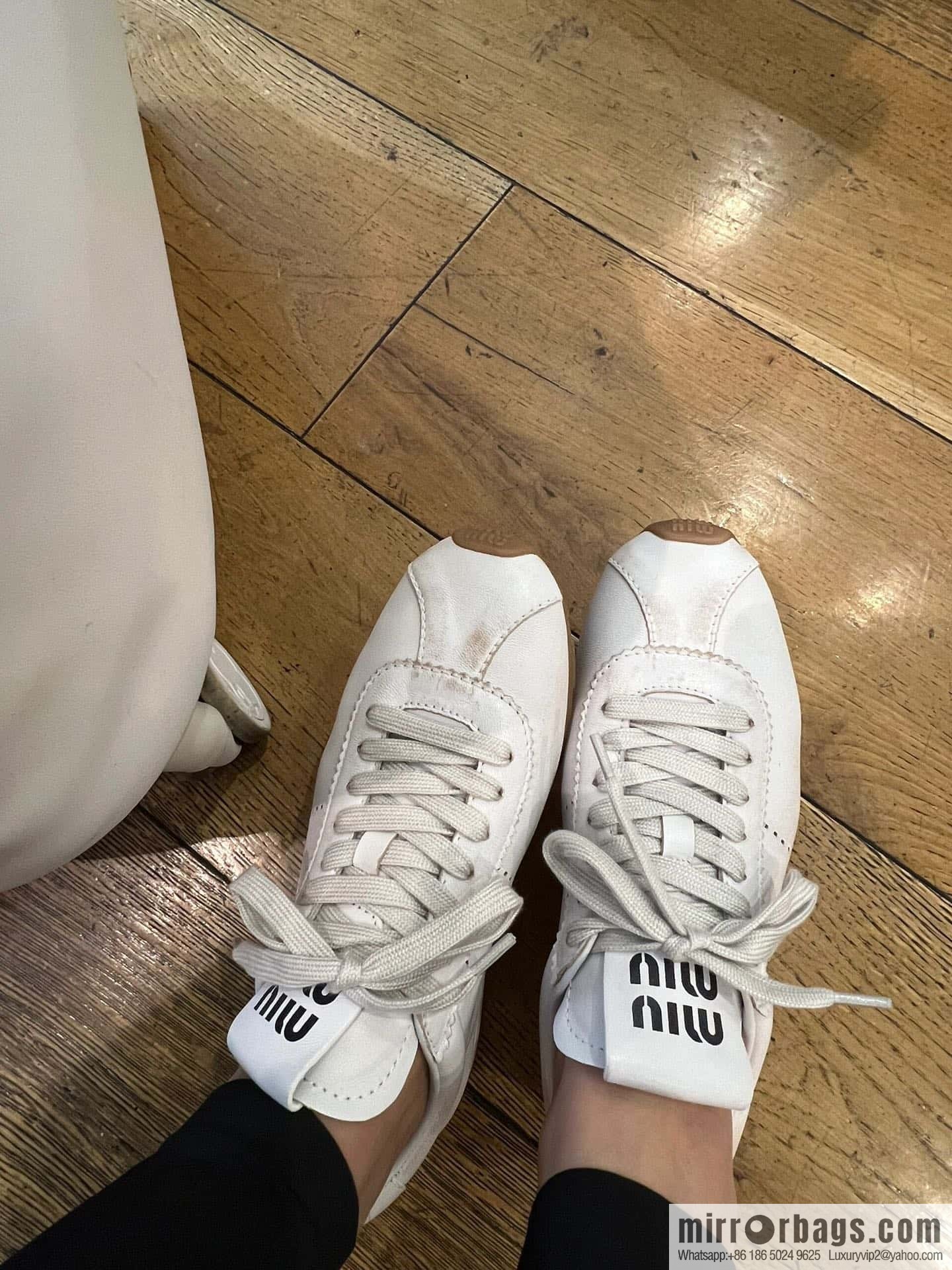 𝐌𝐢𝐮𝐌𝐢𝐮||𝟐𝟎𝟐𝟒 the latest model, micro-do old lace-up Argand training shoes